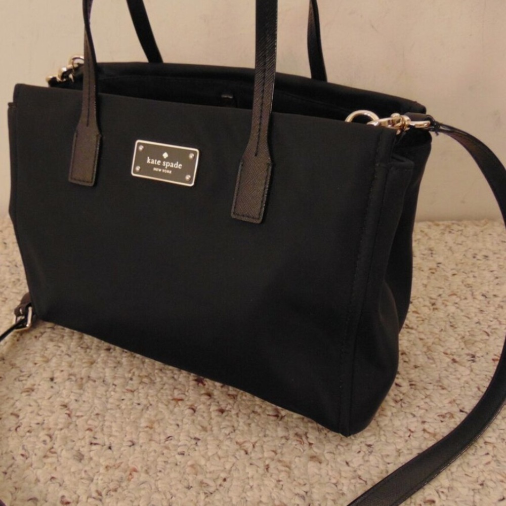 KATE SPADE NEW YORK  SMALL LODEN BLAKE AVENUE CROSSBODY HANDBAG BLACK